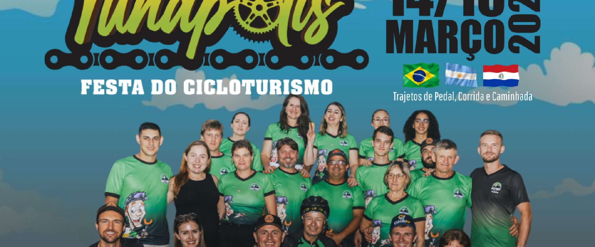 Bike Tunas estima reunir 300 participantes no 8º Pedala Tunápolis