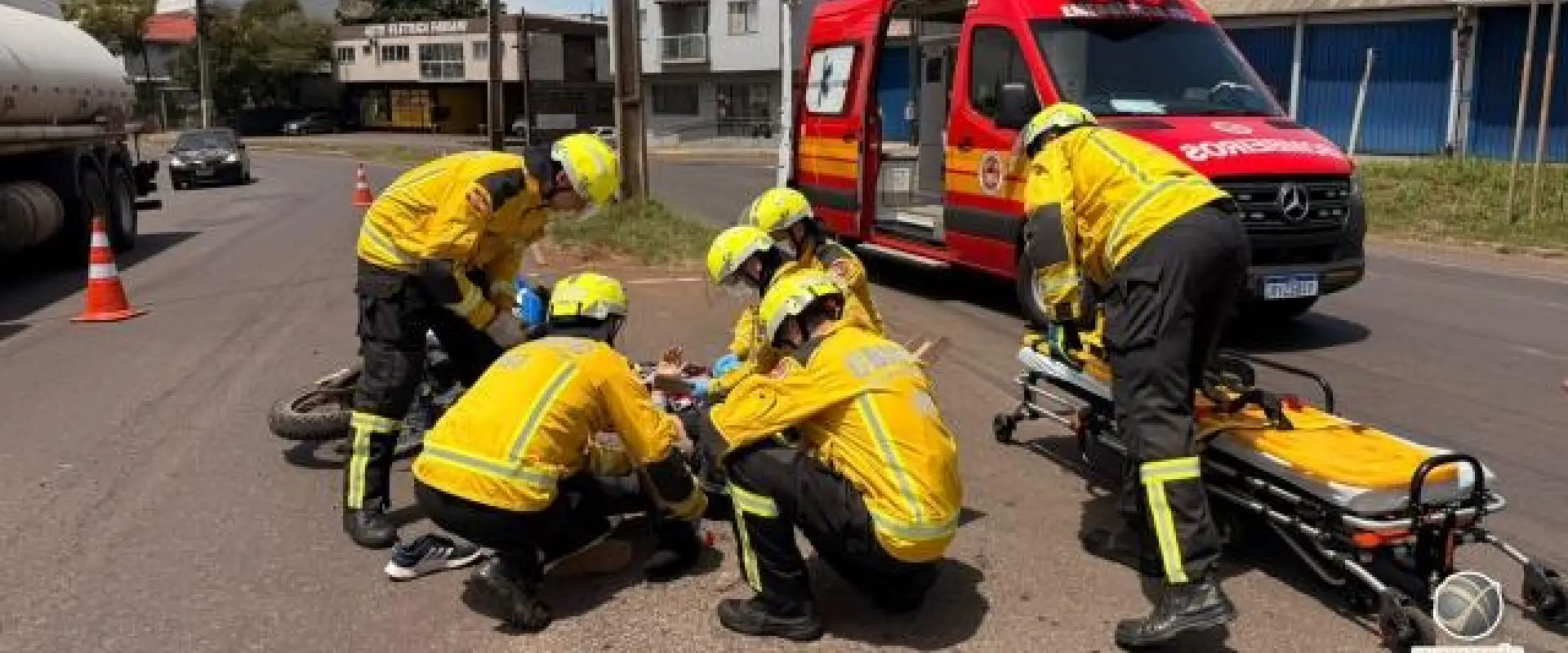 Homem foge de clínica de Tunápolis, furta moto e sofre grave acidente