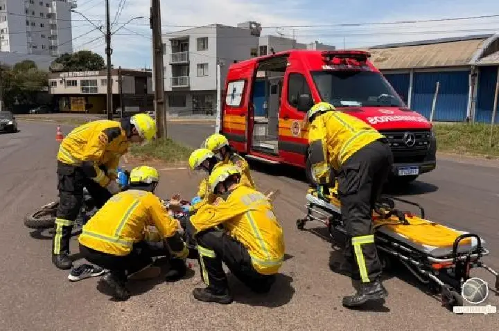 Homem foge de clínica de Tunápolis, furta moto e sofre grave acidente