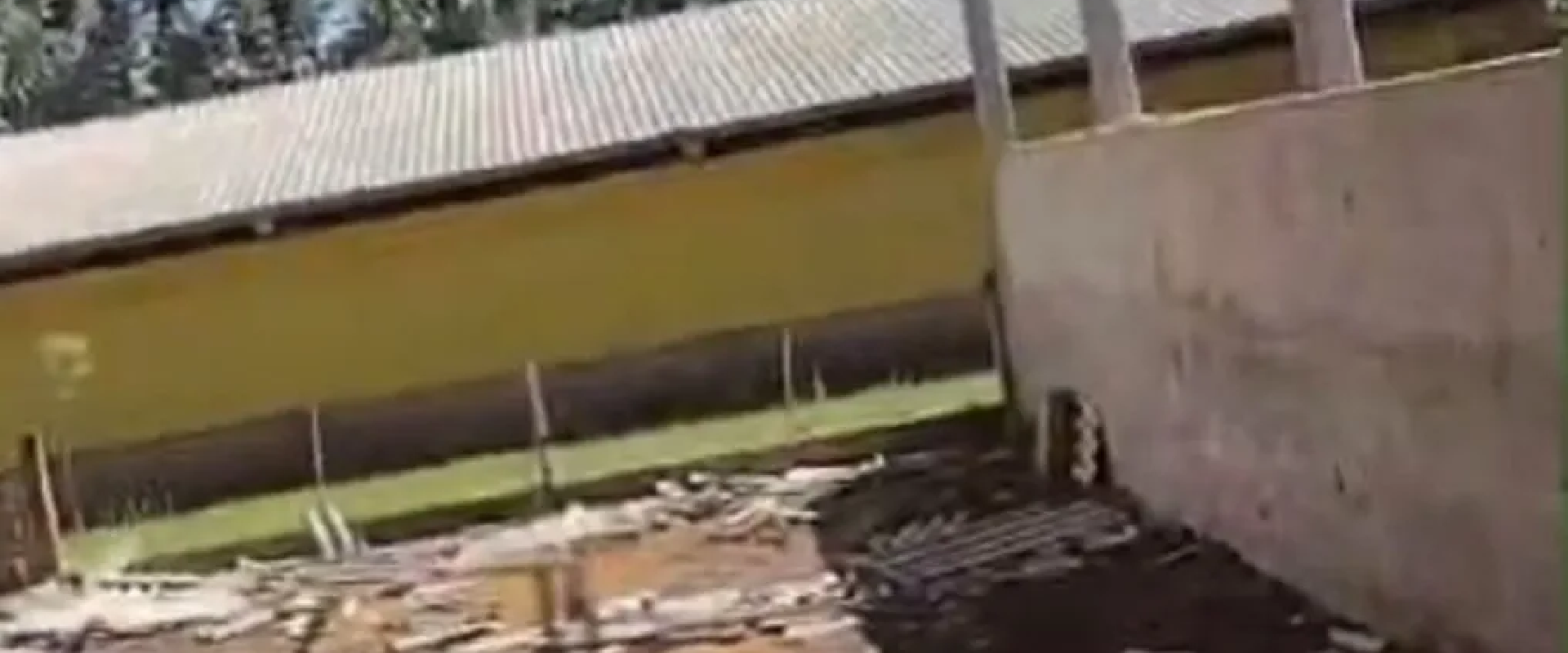 Jovem de 20 anos fica ferido ao cair de telhado em Tunápolis