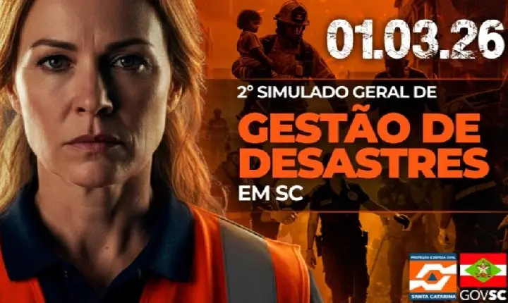 Tunápolis realiza 2º simulado de desastres neste domingo, 1º