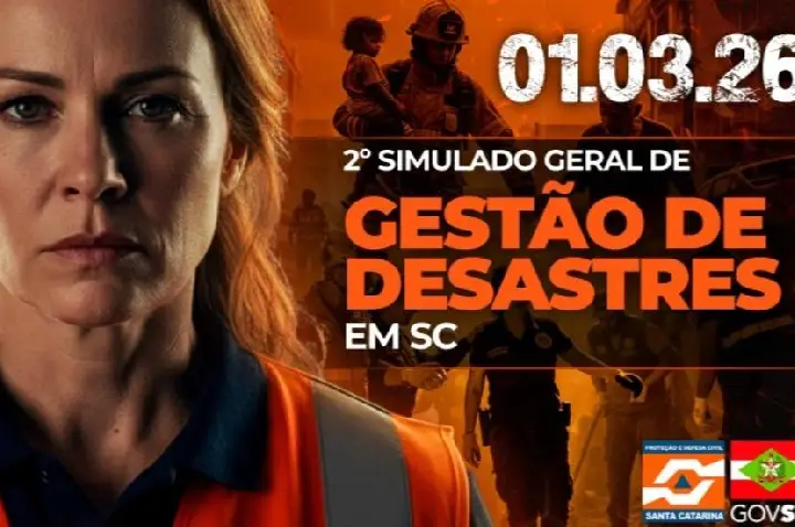 Tunápolis realiza 2º simulado de desastres neste domingo, 1º