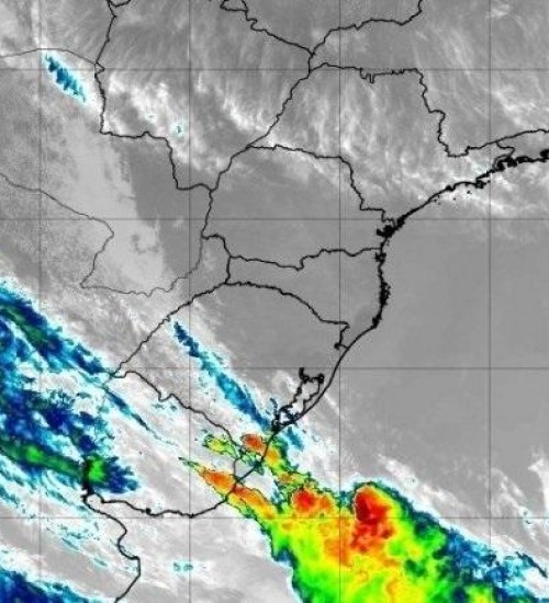 Previsão climática trimestral para Santa Catarina.