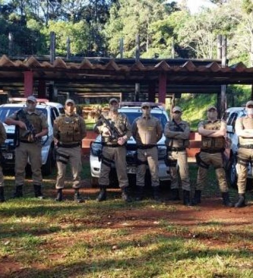 Policiais Militares são habilitados para uso de arma longa na Fronteira.