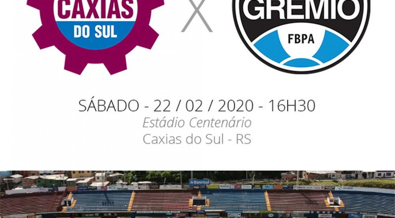 Caxias x Grêmio: veja como assistir, escalações, desfalques e arbitragem.