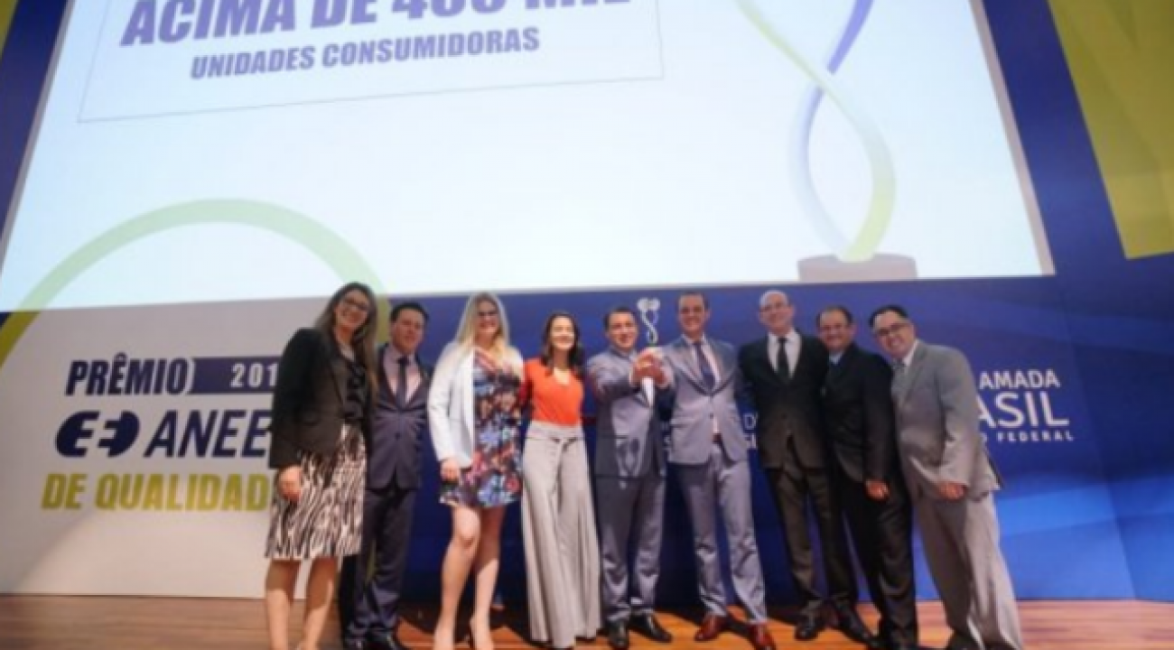 Celesc é campeã do Prêmio Aneel de Qualidade 2019.