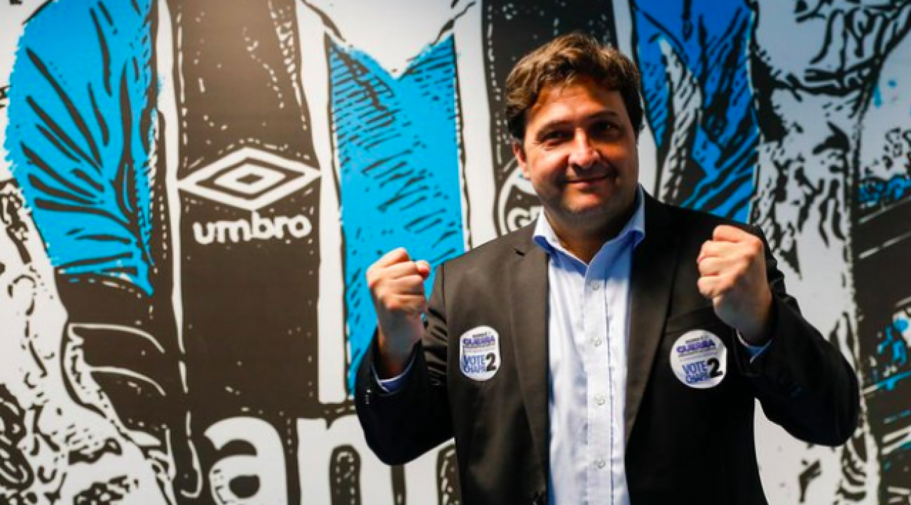 Alberto Guerra é eleito o novo presidente do Grêmio.