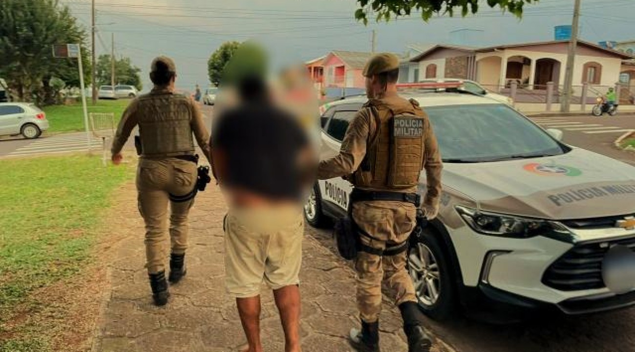 Polícia Militar cumpre mandado de prisão contra acusado de furto em SMOeste.