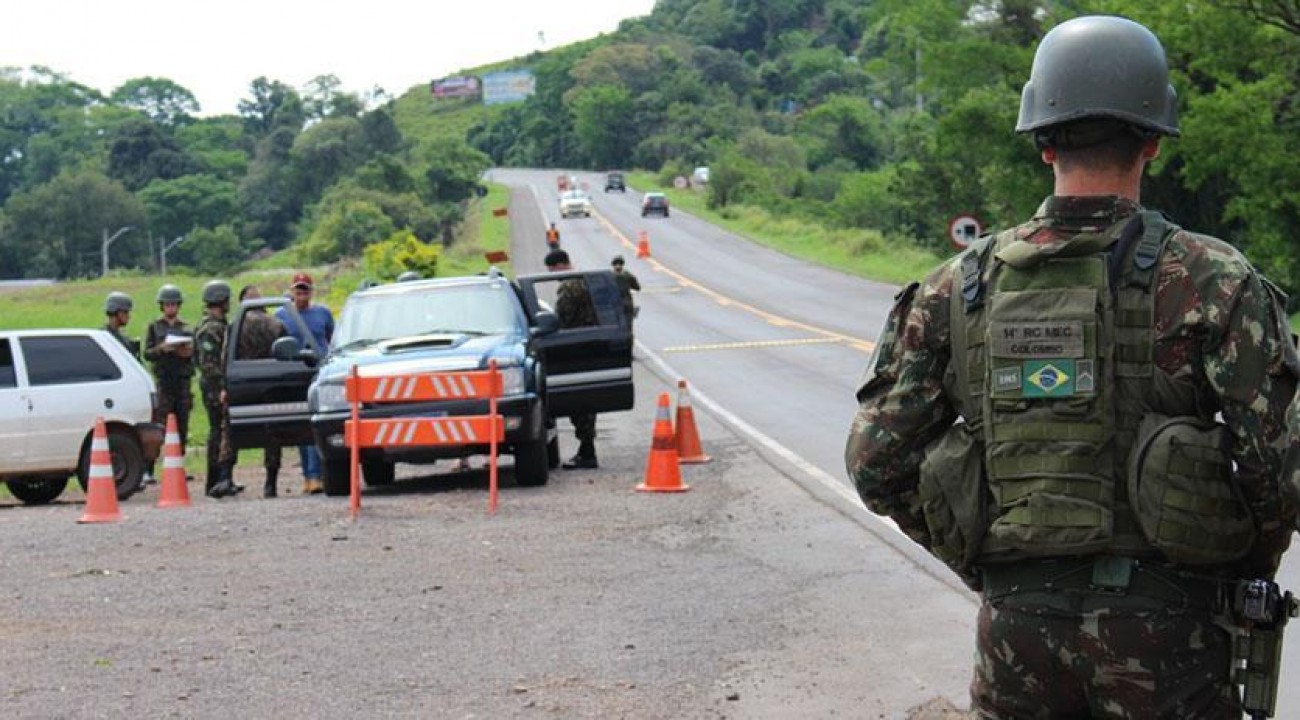 Exército inicia fiscalização nas rodovias da Fronteira.