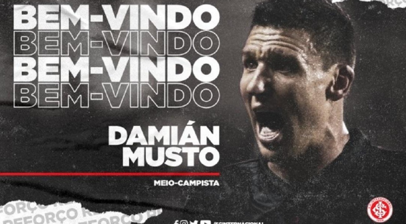 Inter anuncia contratação de Damián Musto.
