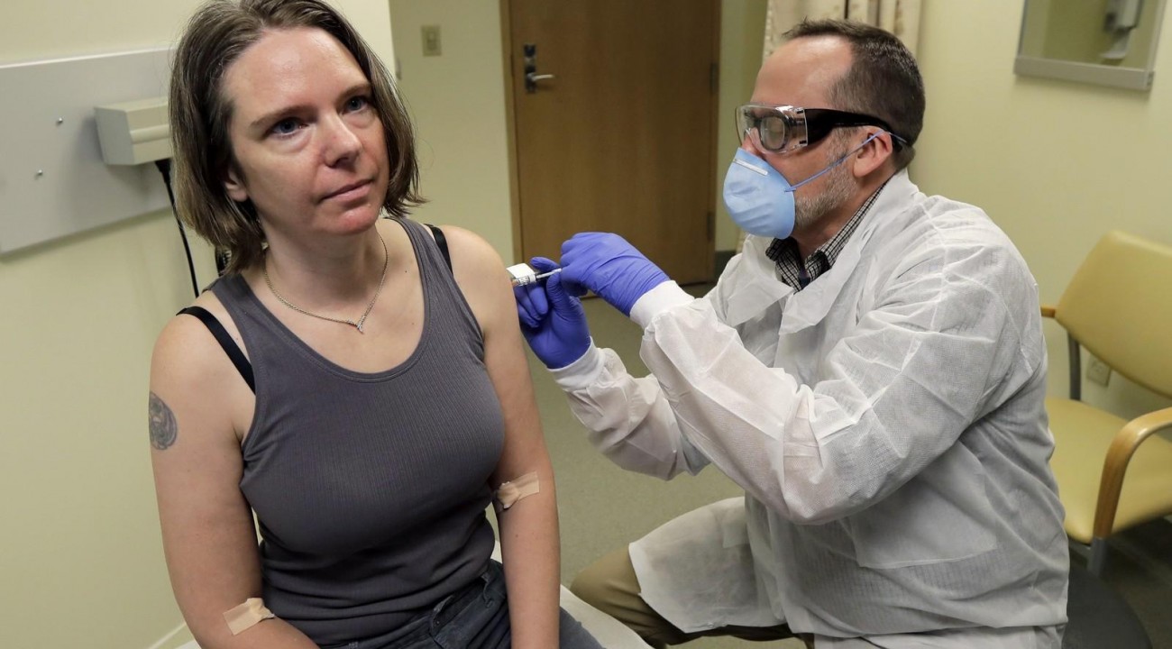 EUA realizam primeiro teste de vacina contra o coronavírus em humanos.