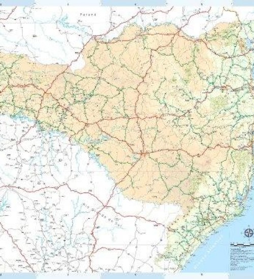 Secretaria da Infraestrutura disponibiliza Mapa Rodoviário Catarinense 2020 para download.