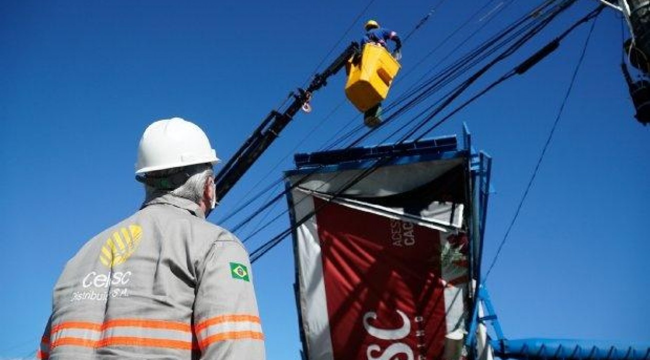 Celesc registra o maior dano da história na rede elétrica estadual.