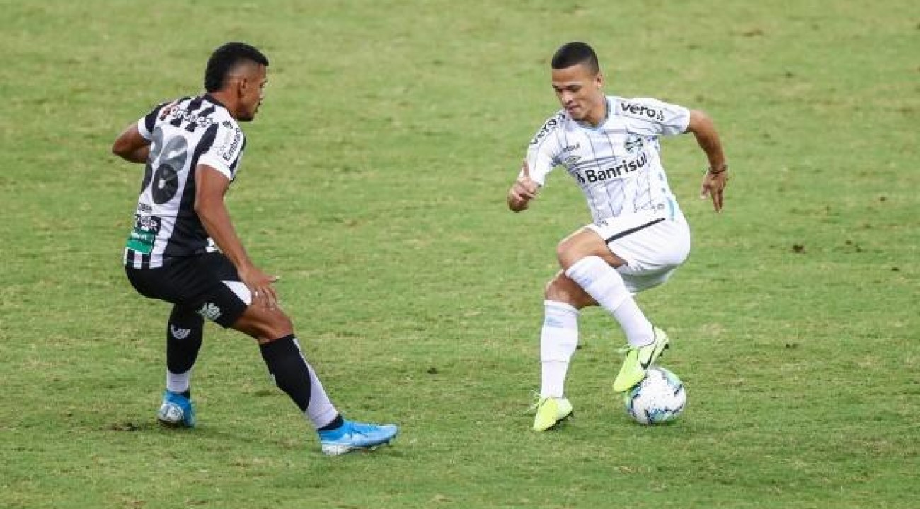 Grêmio busca empate em 1 a 1 com o Ceará no Castelão.