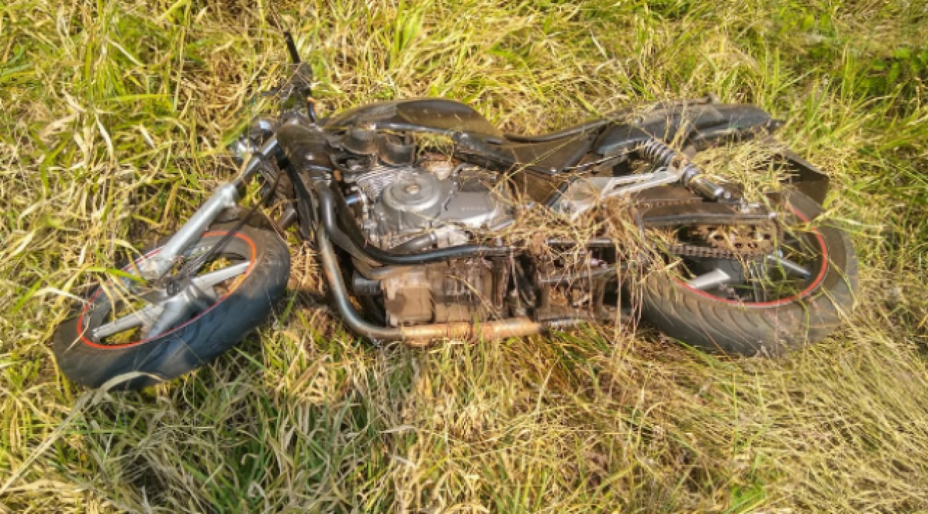 Homem fica gravemente ferido após acidente com motocicleta em Palmitos