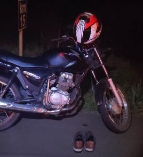 Motociclista gravemente ferido em queda no interior de Mondaí