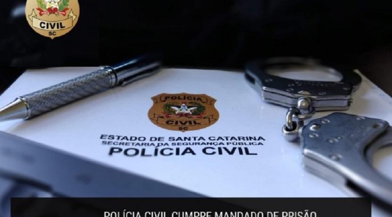 Polícia Civil cumpre mandado de prisão em Cunha Porã minutos após passar prazo de proibição do período eleitoral.