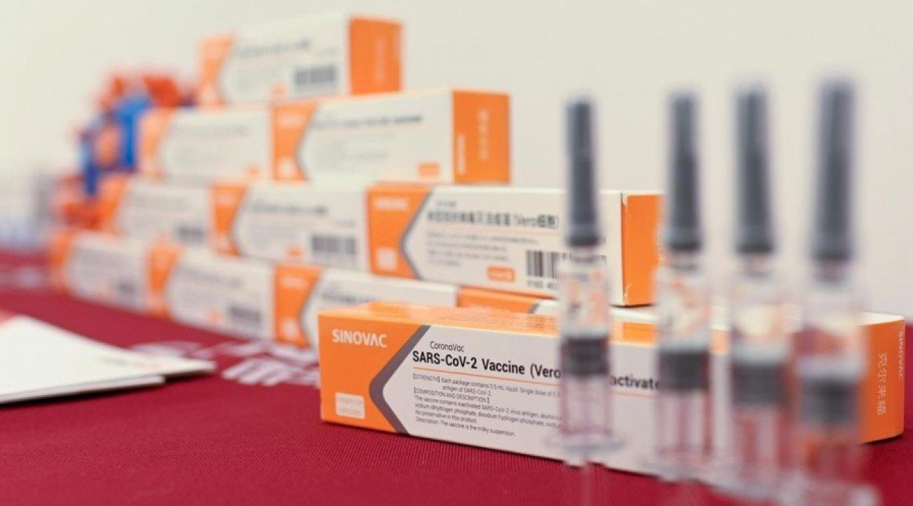 Vacina chinesa CoronaVac pede autorização de uso emergencial no Brasil.