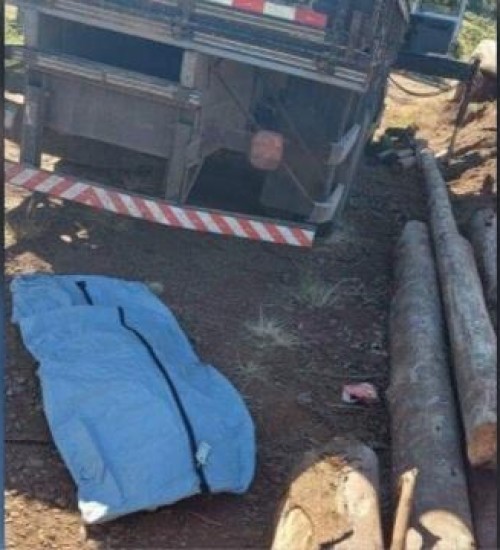 Homem morre esmagado por tora de madeira no interior em Guaraciaba