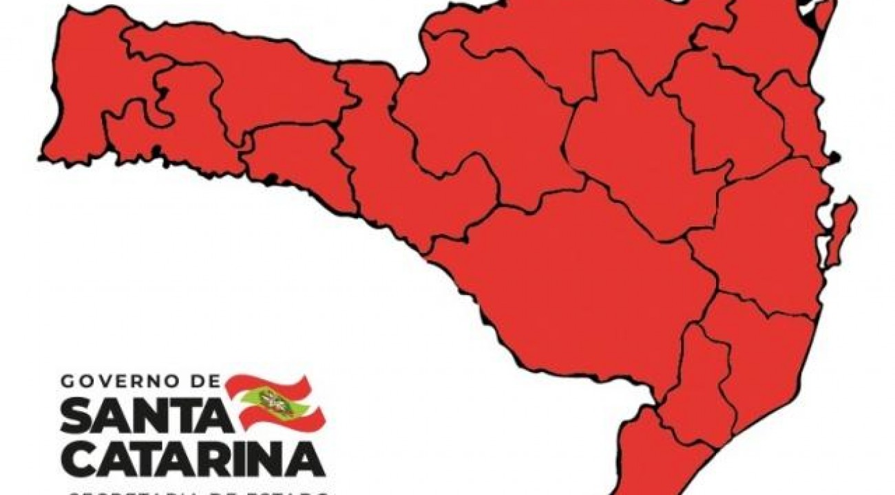 Santa Catarina volta a ter todas as regiões no nível gravíssimo.