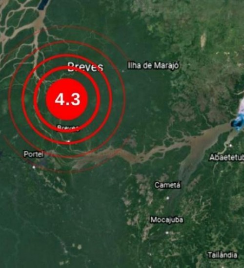 Terremoto de 4.3 na Escala Richter é registrado no Brasil.