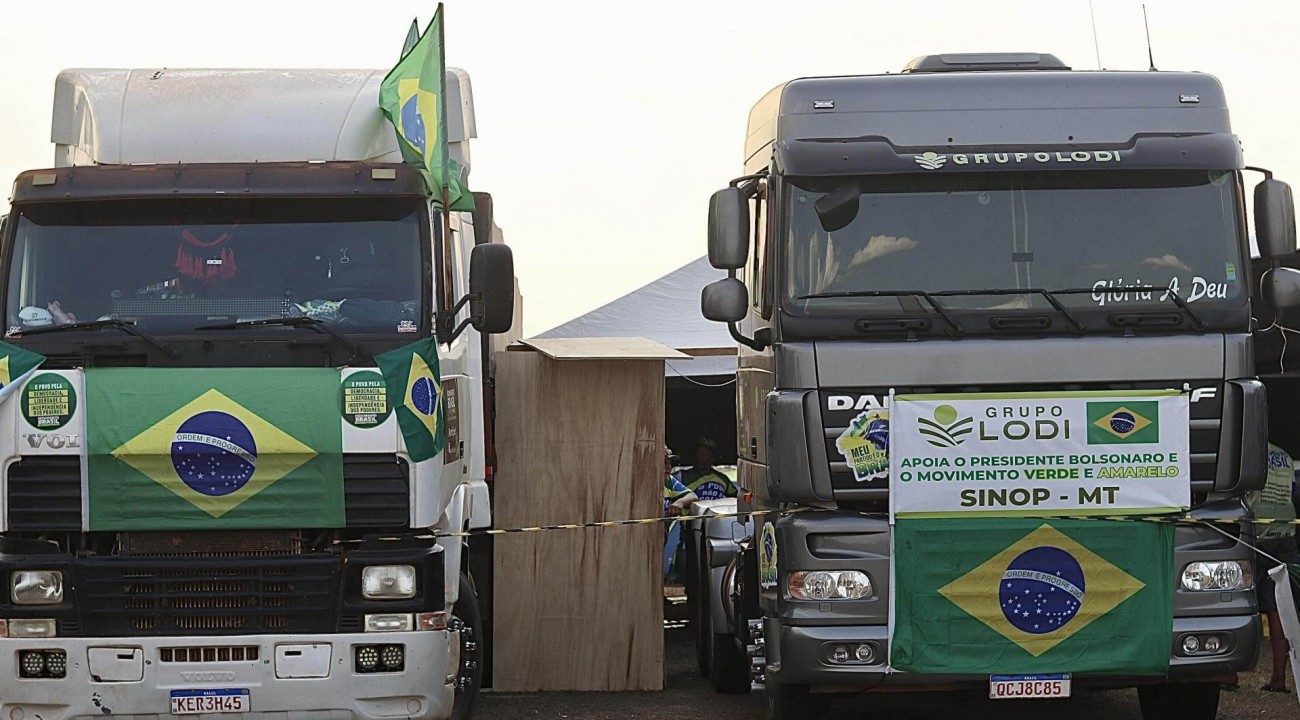 Bolsonaro diz que paralisação dos caminhoneiros deve ir até domingo.