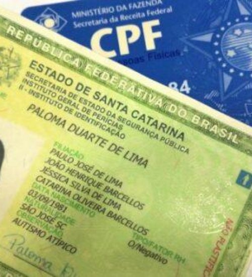Carteira de identidade em SC passa a ter CPF como número único.