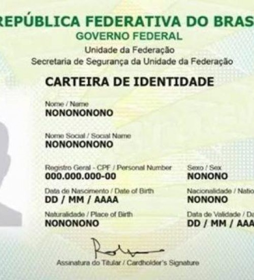 Governo lança nova carteira de identidade com número único.