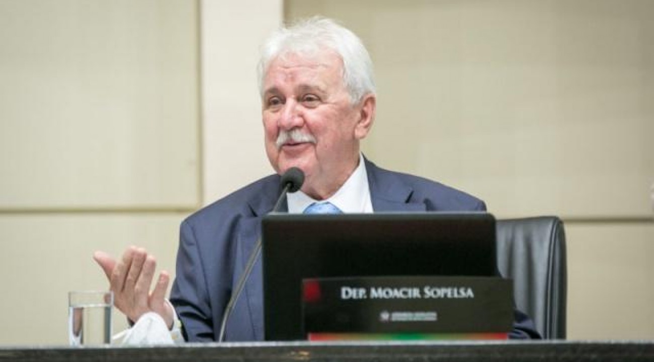 Moacir Sopelsa é o novo presidente da Assembleia Legislativa de SC.