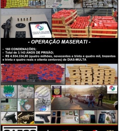 Operação Maserati: 141 integrantes de grupo criminoso são condenados em SMOeste.