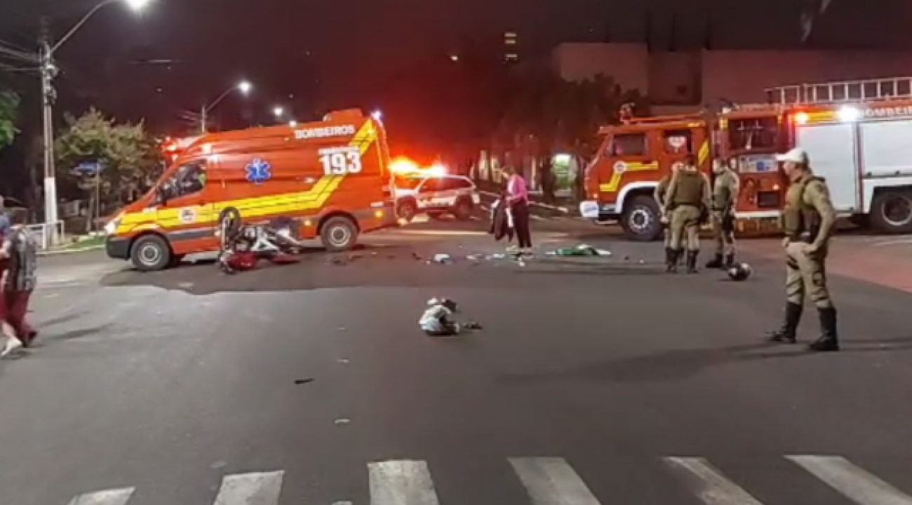 Acidente em SMOeste deixa um morto e outro gravemente ferido.