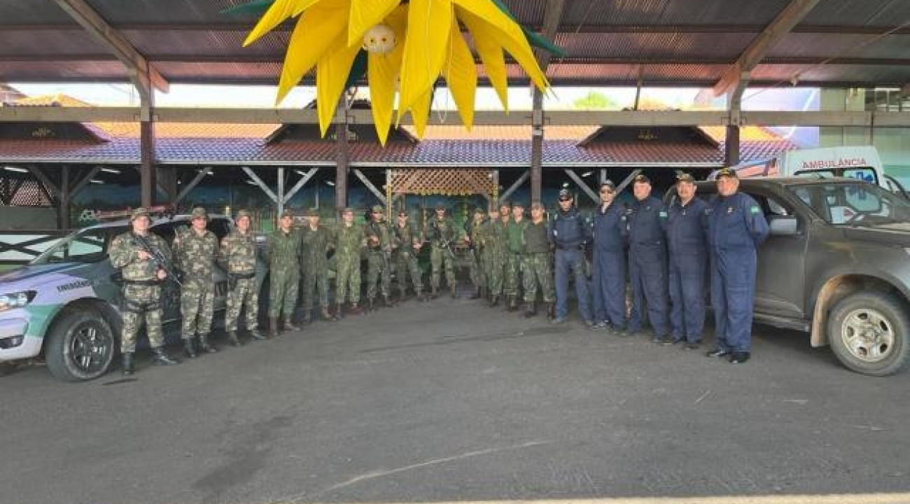 PMA e Marinha realizam operação conjunta na fronteira.