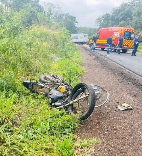 Motociclista morre após grave acidente na SC 163 em Itapiranga