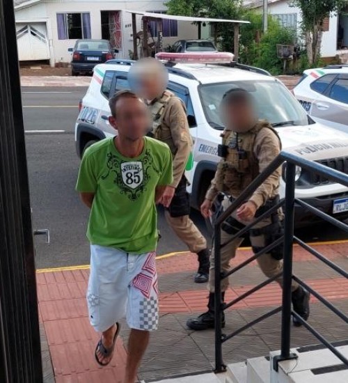 Autor de vários crimes, homem é preso depois de furtar TV em SMOeste