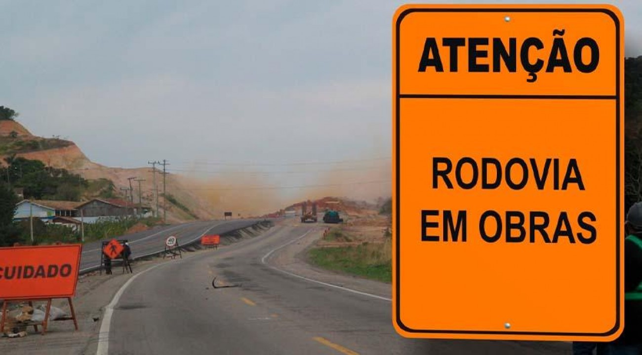 BR 163, em Guaraciaba, será interditada na manhã da próxima segunda-feira (20).