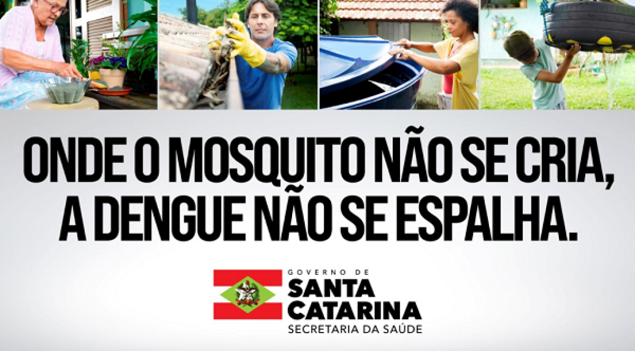 SC lança campanha de prevenção à dengue