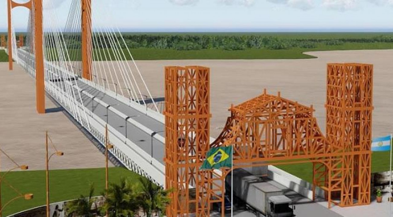 Nova ponte entre Brasil e Argentina receberá investimentos de R$ 80 milhões em 2023.