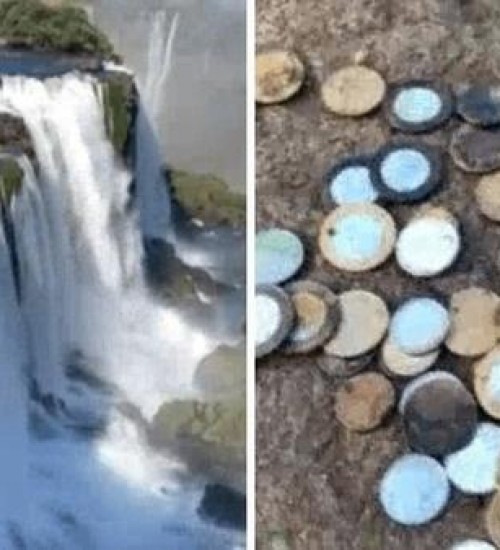 Cataratas do Iguaçu: parque retira 158 quilos de moedas em ação de limpeza do rio.