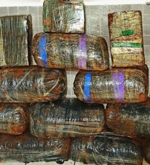 Cerca de 300 kg de drogas são apreendidos no Oeste.