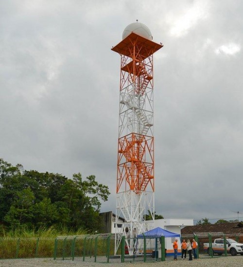 Novo radar amplia cobertura meteorológica em Santa Catarina.