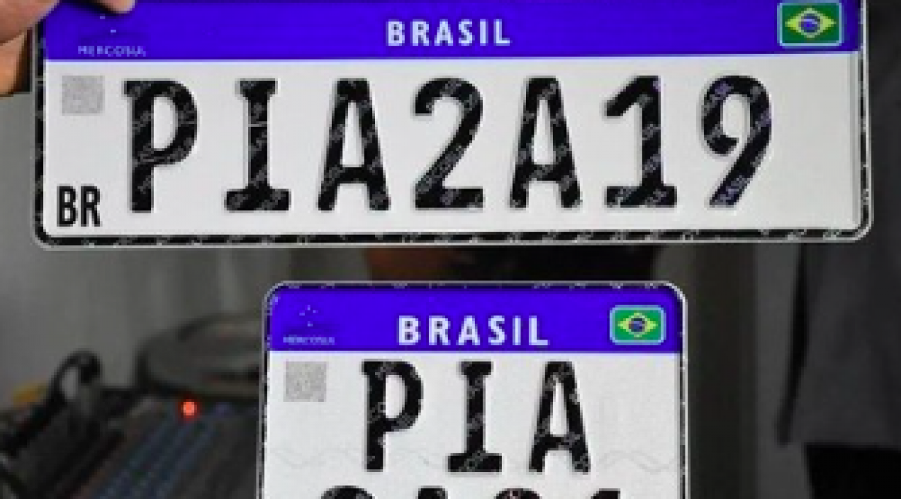 Entenda a nova mudança em placas de veículos no modelo Mercosul.