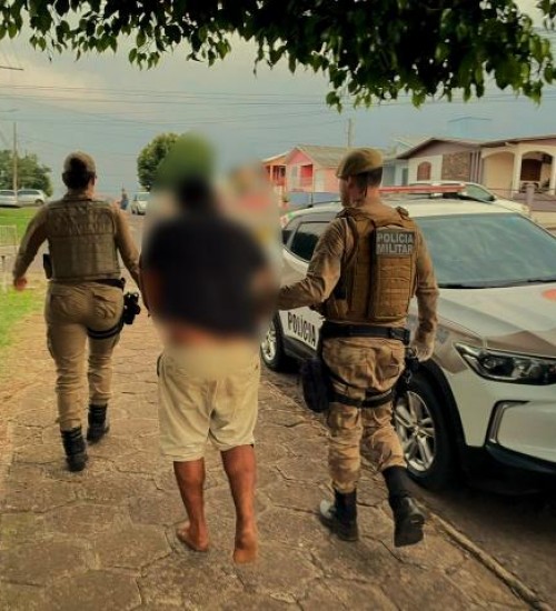 Polícia Militar cumpre mandado de prisão contra acusado de furto em SMOeste.