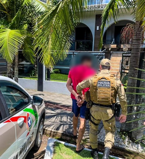 Polícia Militar prende homem por Importunação Sexual em São Miguel do Oeste.