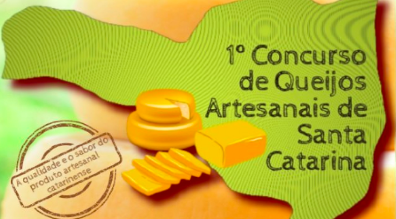 Santa Catarina lança primeiro Concurso Estadual de Queijos Artesanais.
