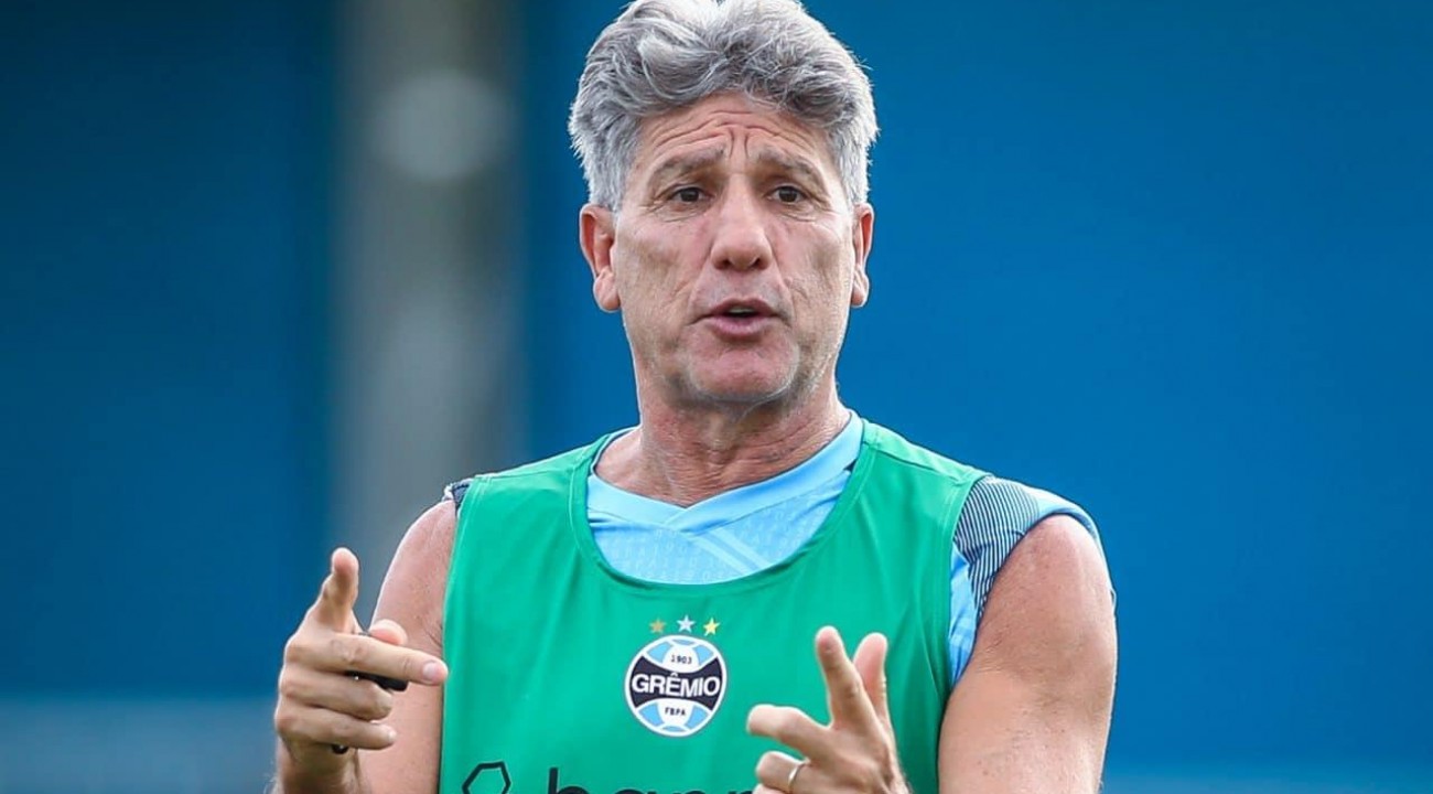 Impasse financeiro ainda trava renovação de Renato com o Grêmio.