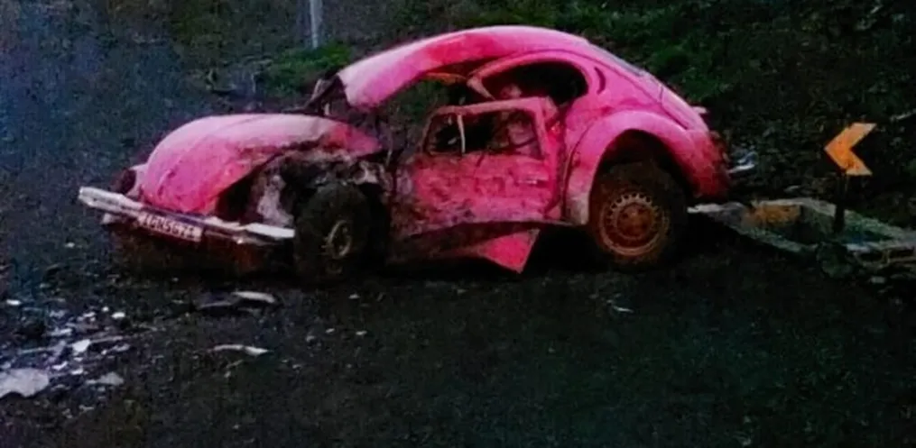 Motorista de Fusca morre em colisão  no interior de Itapiranga