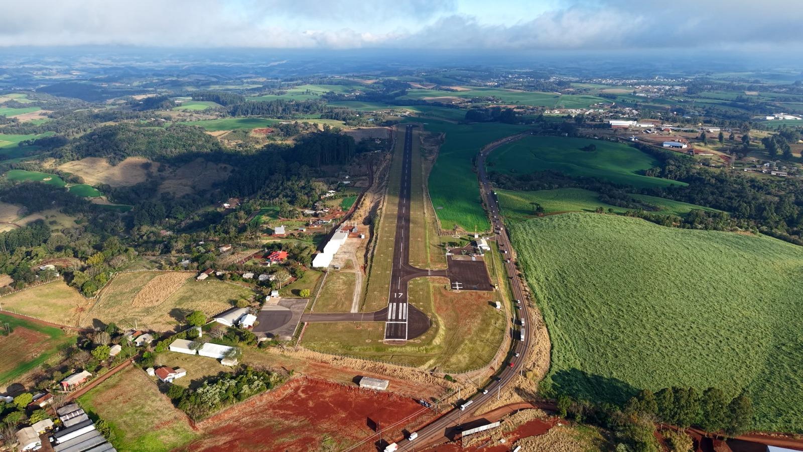 Aeroporto de São Miguel do Oeste receberá investimentos de R$ 8,3 milhões