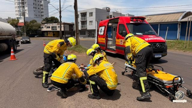 Homem foge de clínica de Tunápolis, furta moto e sofre grave acidente